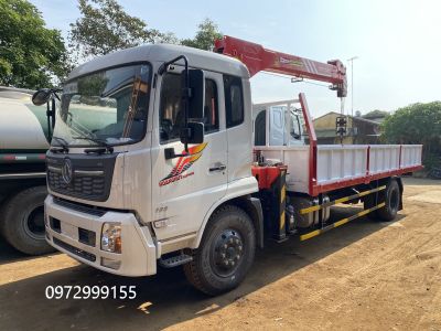 XE DONGFENG HOÀNG HUY B180 GẮN CẨU PALFINGER SPS12500