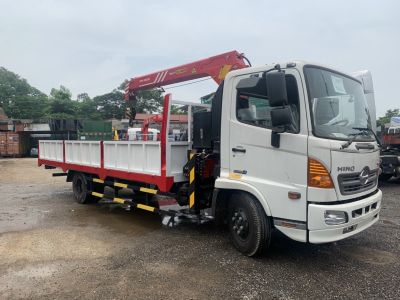 XE HINO FC GẮN CẨU PALFINGER 3 TẤN 4 KHÚC